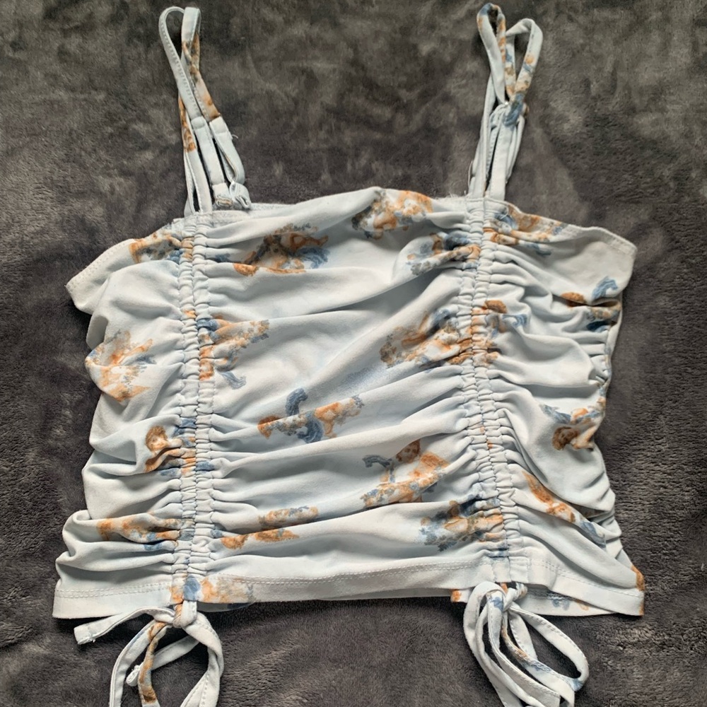 Baby Print Cropped Tank Top